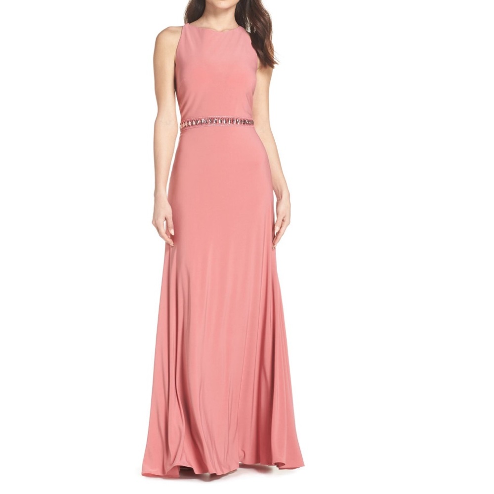 Mac Duggal Sparkle Waist Gown